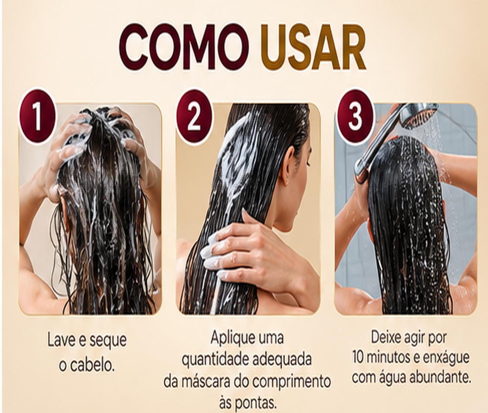 KeraLuxe  Máscara Capilar de Reparação e Hidratação
