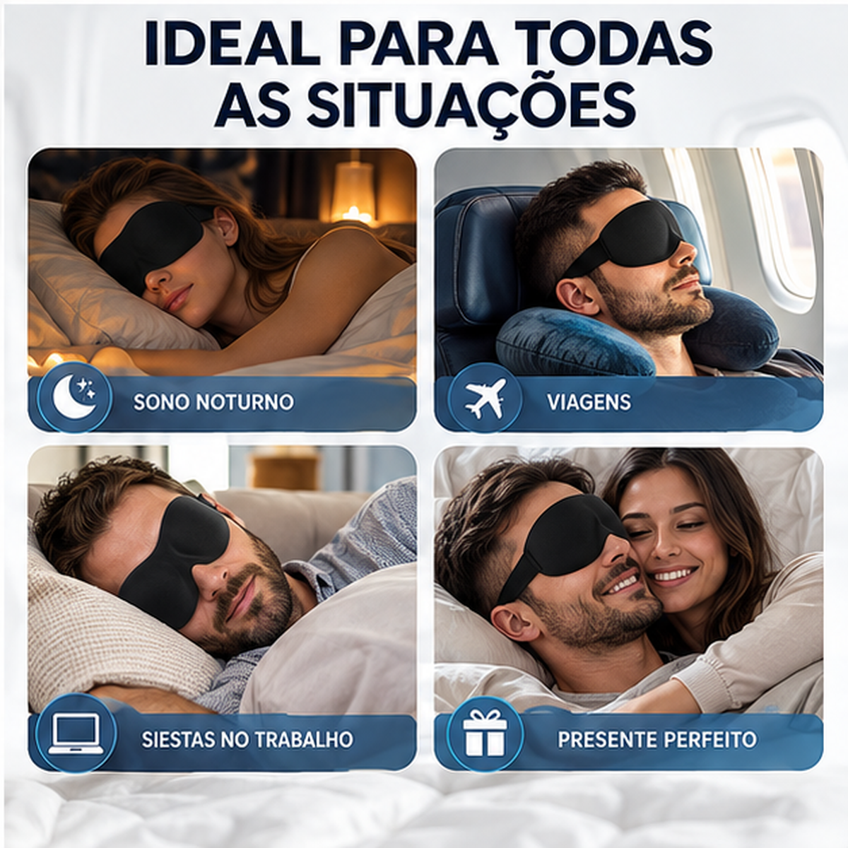 SoftDream 3D Máscara de Dormir