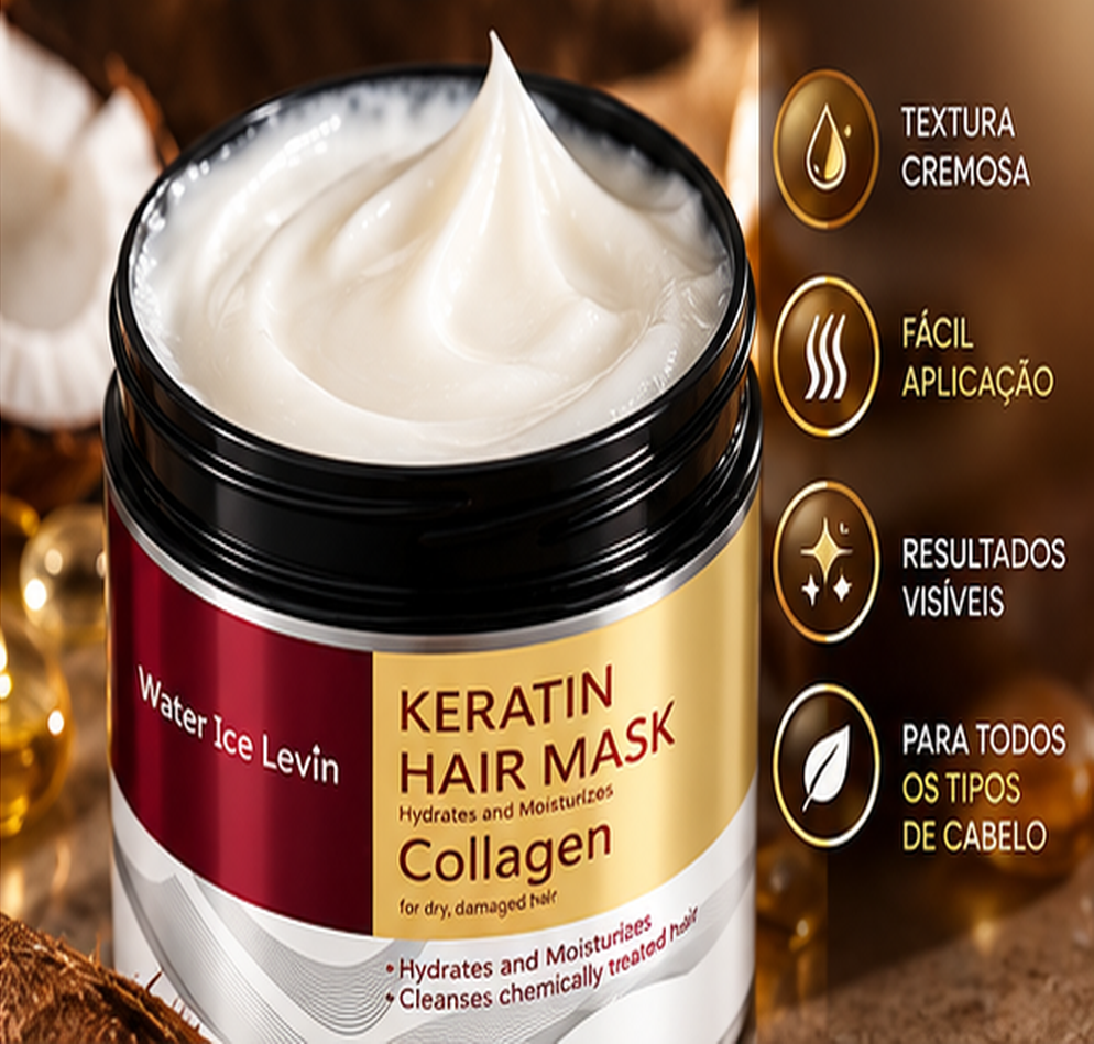KeraLuxe  Máscara Capilar de Reparação e Hidratação