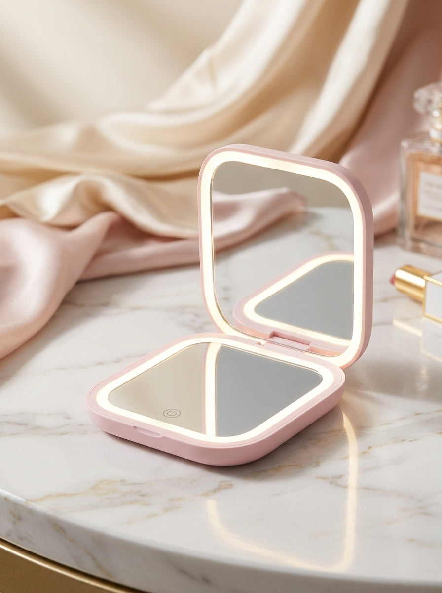 GlowPocket Espelho LED portable