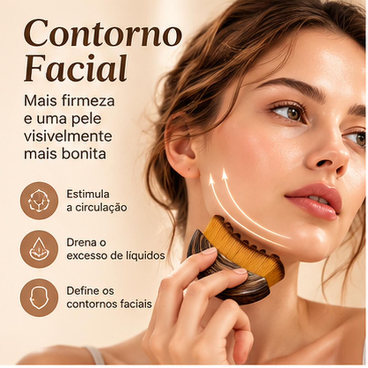 Pincel de Maquilhagem BeautyTouch Aplicação Suave e Uniforme