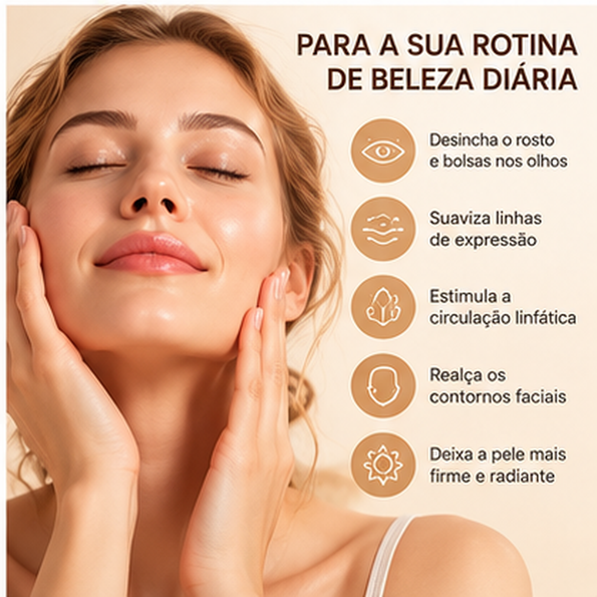 Pincel de Maquilhagem BeautyTouch Aplicação Suave e Uniforme